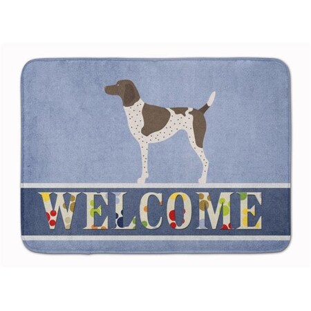 Carolines Treasures Carolines Treasures BB8283RUG German Shorthaired Pointer Welcome Machine Washable Memory Foam Mat BB8283RUG